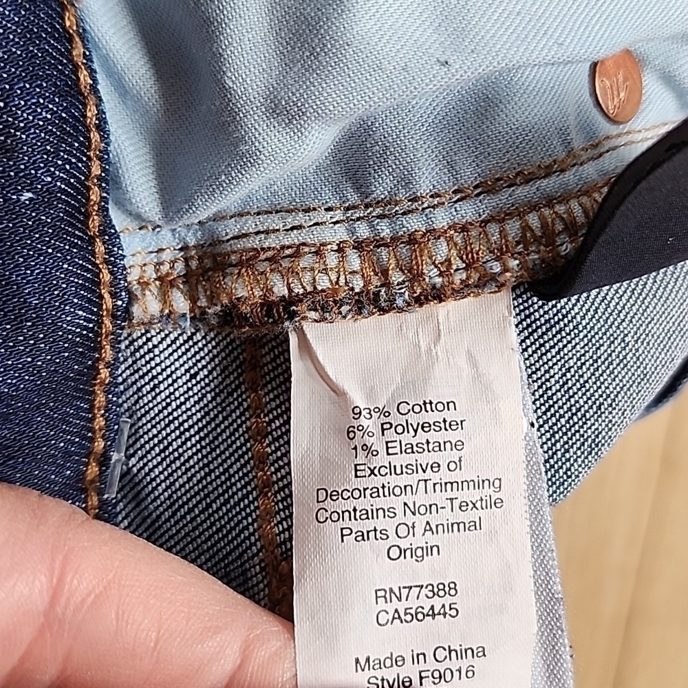 Madewell 8" Skinny Jean Sz 28 Greendale Wash - Picture 7 of 8